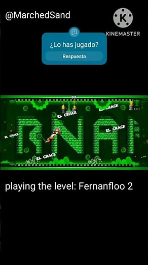 Fernanfloo Nivel de Geometry Dash