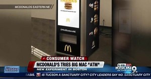 McDonald's tests Big Mac ATM