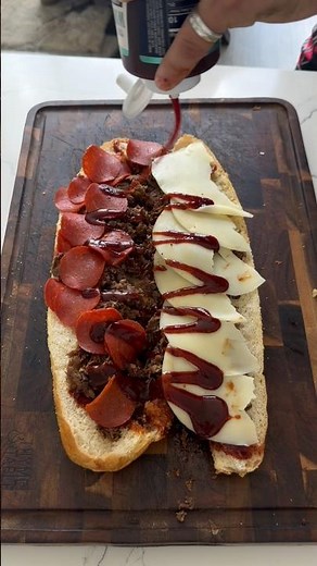 Barbecue pepperoni pizza #madprotein #recipe