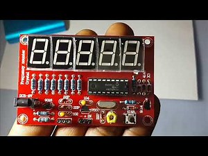 Frequency counter-crystal tester kit build(Kit compteur de fréquence testeur de crystal)