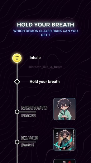 Master your breath #holdyourbreath #challenge #lungs #test #demonslayer