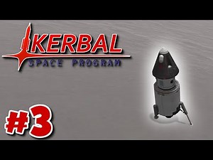 Kerbal Space Program Career Mode - #3 - Landing on the Mun.