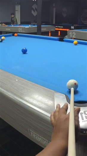Magic bankshot double pocket, this is luck! #billiards #pool #sports #pov | Hands