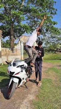 new exhaust system 🏍️ my New 🆕 #exhaust #zx10r #comedy #funny @sahanamaj180