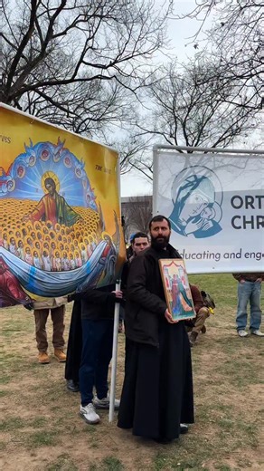 Orthodox prayer service at the 2026 March for Life led by His Beatitude, Metropolitan Tikhon (OCA) joined by St. Tikhon’s Seminary Choir, Archbishop Michael of New York and New Jersey (OCA), Bishop John of New York and Washington D.C. (AOCA), and Bishop Andrei of the Romanian Orthodox Episcopate (OCA). | Orthodox Christians for Life