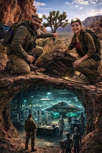 Video by Uncanny Expeditions: rolling Groom Lake Road, hiking Hawkeye Hill for a rare peek at the