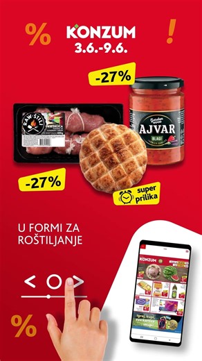 Ne propusti novu ponudu u Konzumu #konzum #katalog