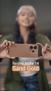 The NEW Sand Gold color of Redmi Note 14 is just here to own the spotlight.💛🌟 #RedmiNote14Series #SandGoldEdition #XiaomiBangladesh | Xiaomi Bangladesh