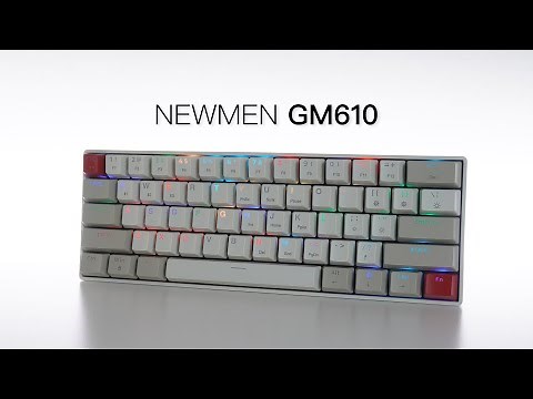 NEWMEN GM610 Mechanical Keyboard Unboxing