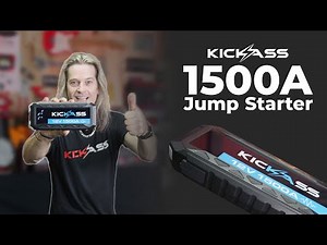 Introducing the KickAss 12V Lithium 1500A Portable Car Jump Starter Power Bank