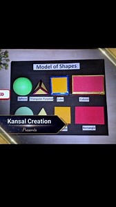 108K views · 766 reactions | Maths shapes model/easy DIY model of shapes #mathsshappesmodel #howtomakemathsmodel #SchoolProjectForExhibition ##education #learningisfun #videoviral #schoolproject #trending #Maths #studentlife | Kansal Creation | Facebook