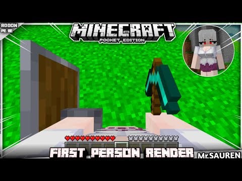 First Person Render❗Mods / Addons Minecraft PE/BE 1.20+