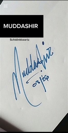 How To Sign Your Name ✍️ #howto #signature #stylish #shorts #youtubeshorts