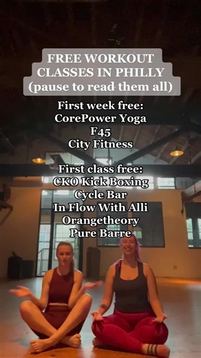 Free Gym Workouts in Philly for New Year