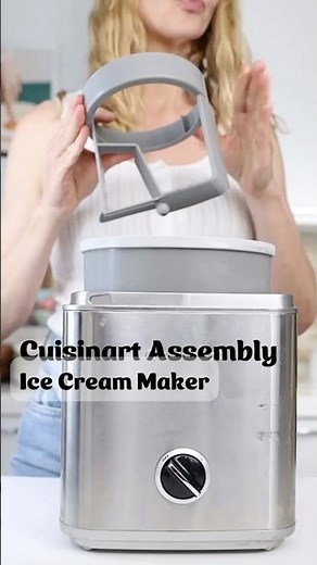 How to Assemble Cuisinart Ice Cream Maker