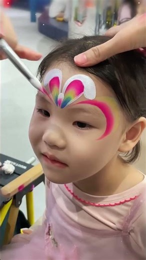 🦋 Lovely butterfly street art face painting tutorial for beginners