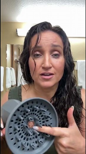 How to use a Diffuser + Hairdryer for natural waves | Hairitage Hot Tool Tutorial #waves #hairstyle