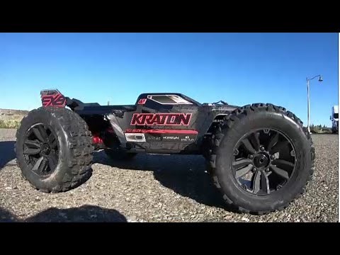 NEW ARRMA Kraton 6s EXB RTR First Tuning and Breakage