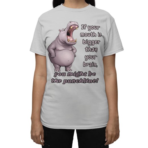Funny Hippo T-shirt: Sarcastic Humor Animal Meme Unisex Heavy Cotton Tee Shirt - Etsy Canada