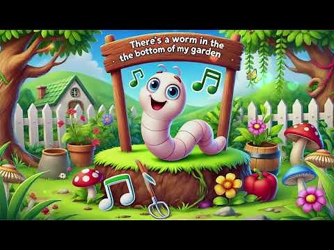 There's a Worm at the Bottom of My Garden | Part 2 | Fun Cartoon Nursery Rhyme for Kids