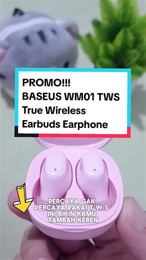 BASEUS WM01 TWS True Wireless Earbuds Earphone #baseus #tws #earbuds #earphone #fyp