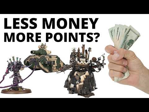 Every Warhammer 40K Faction's CHEAPEST Points for the Real World Price