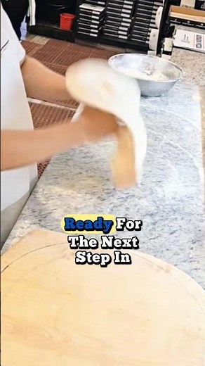 Authentic Pizza Dough Shaping Process | Real Kitchen Workflow #pizza #foodpreparation