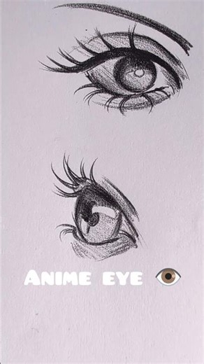 Emotional Anime Eye Sketch | Pencil Shading Art ✏️ //#shorts #art #anime