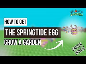 SECRET FREE EGG - How to Get Springtide Egg tutorial in Grow a Garden Easter update
