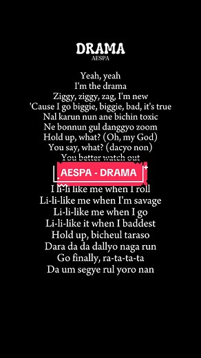AESPA - DRAMA: Lyrics, Dance, and More