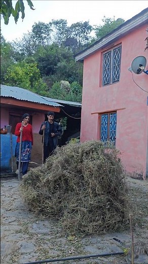 work in mountain village 🌿