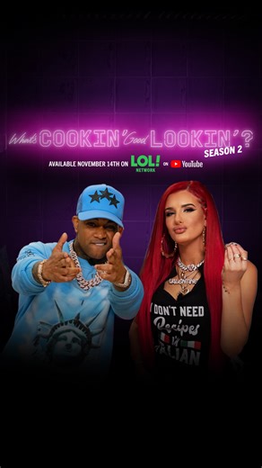 The kitchen’s hotter than 🔥 What’s Cookin’, Good Lookin’ Season 2 premiere's on November 14th! | LOL Network