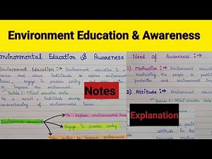 What is environmental education | Environmental education and awareness | Environment education