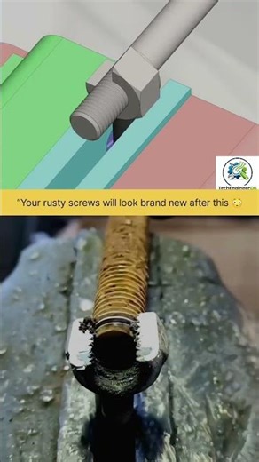 “This DIY Screw Cleaner Is Genius 😳🔩”