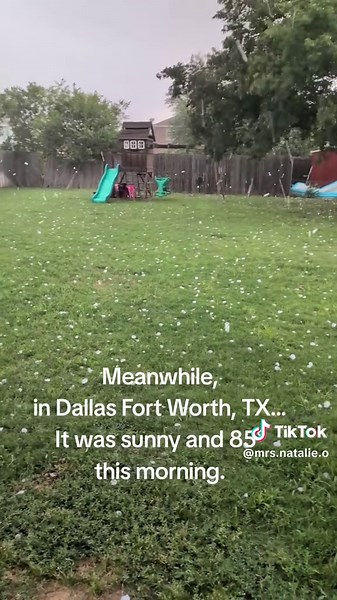 Hailstorm Hits DFW: Golfball Sized Hail Recorded