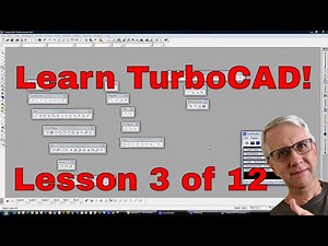 Lesson 3 of 12 - Use TurboCAD to Draw the Snapper Frame