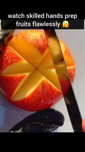 Science, Technology & Engineering on Instagram: "The video showcases the meticulous process of fruit preparation, highlighting how professional chefs or skilled hands clean, cut, and ready fruits efficiently and flawlessly. It emphasizes speed, precision, and attention to detail, giving viewers a behind-the-scenes look at how fruits are prepared before serving in a professional or high-standard setting. The video combines visual satisfaction with practical culinary insight, making it both inform