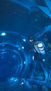 La piscine la plus profonde du monde Tu oserais #scubadiving #scuba #diving #pool #france #dubai | ImSolal