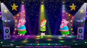 Head, Shoulders, Knees and Toes Kids Dance Song - Nursery Rhymes & Songs for Children