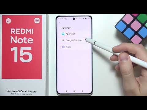 Redmi Note 15: How to Disable App Vault