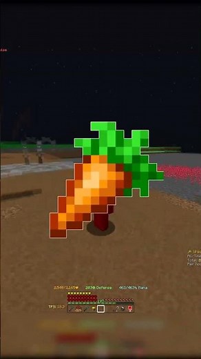 #1 CARROTS IN Hypixel Skyblock Stranded!! #hypixelskyblock #minecraft #hypixel