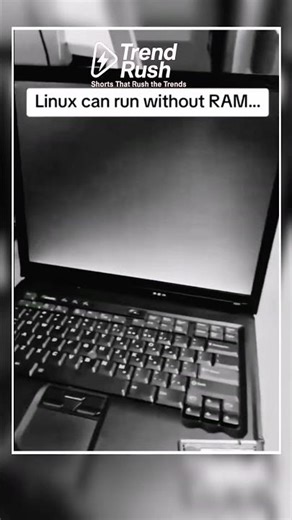 Linux Runs Without RAM?! 👀💻 #shorts