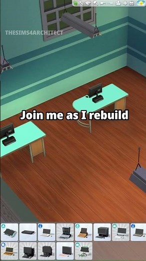 SIMS 4 COPPERDALE HIGH SCHOOL REBUILD#sims4 #sims4build #sims4nocc