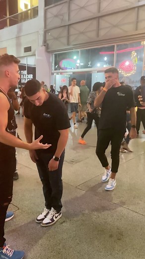 Max Major on Instagram: "Street hypnotist put him to sleep 💤 #hypnotist #hypnosis #magic #magictrick #magictricks #maxmajor #lasvegas #vegas #freemontstreet"