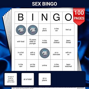 Sex Bingo Cards - 100 Pages to Download and Print - Etsy