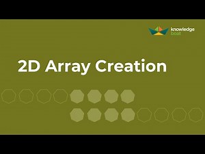 2D Array-Creation with new Operator & Accepting User Data | Java & BlueJ | ICSE Computer Application