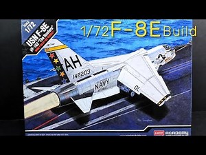 Academy 1/72 Crusader F-8E Build 12521