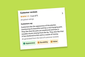 Amazon AI review summaries more satisfying than actual products