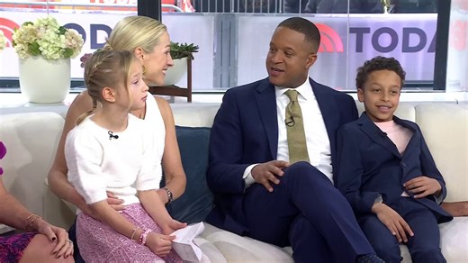 Craig Melvin's family surprises him on 1st day as TODAY co-anchor
