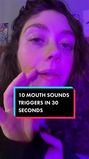 ASMR Mouth Sounds Compilation: 10 Triggers in 30 Seconds